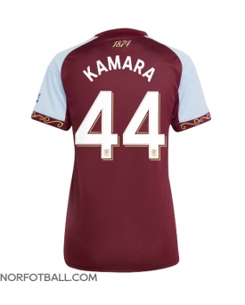 Billige Fotballdrakt Aston Villa Boubacar Kamara #44 Replika Hjemmedrakt Dame 2025-26 Kortermet Billige Fotballdrakt Aston Villa Boubacar Kamara #44 Replika Hjemmedrakt Dame 2025-26 Kortermet